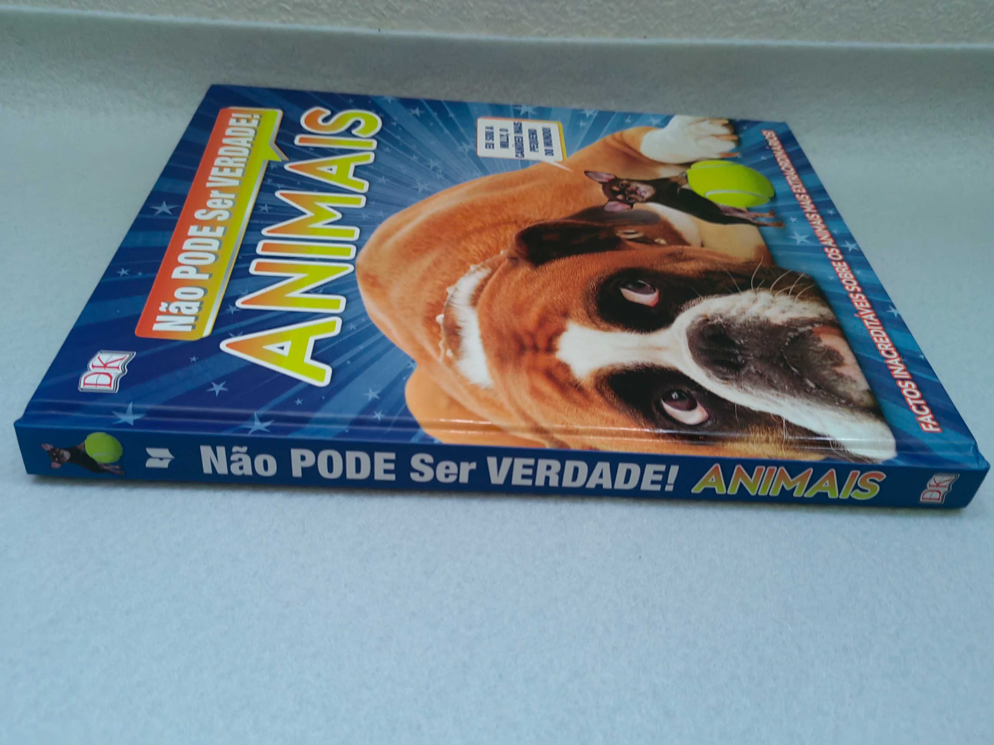 Livro "Não pode ser verdade! Animais" da DK