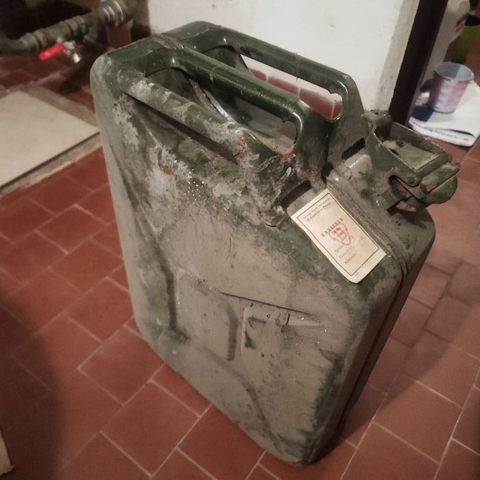 Kanister 20 l PRL orginalna papierowa metka!!!