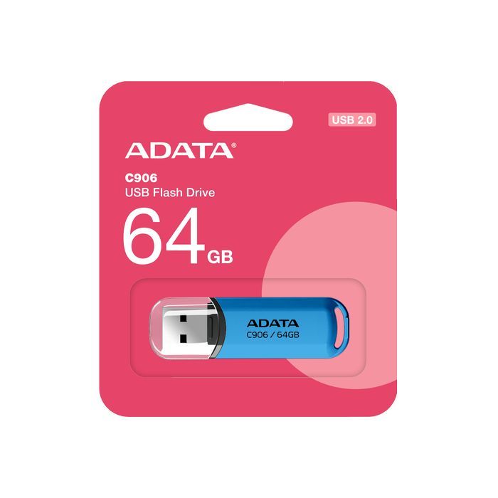 pamięć usb adata c906 64 gb - niebieski
