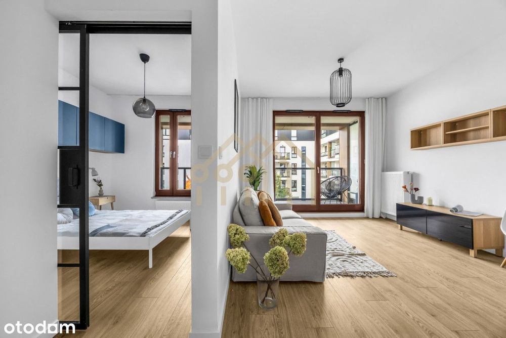 wyjątkowo urocze 2pok z dużą loggią/ DO Wejścia