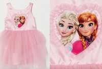 Elsa, Elza, Kraina Lodu, Frozen, tiul sukienka rozmiar 104 NOWA