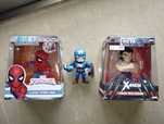 Metalfigs coleção Spider-Man, Wolverine e Captain America