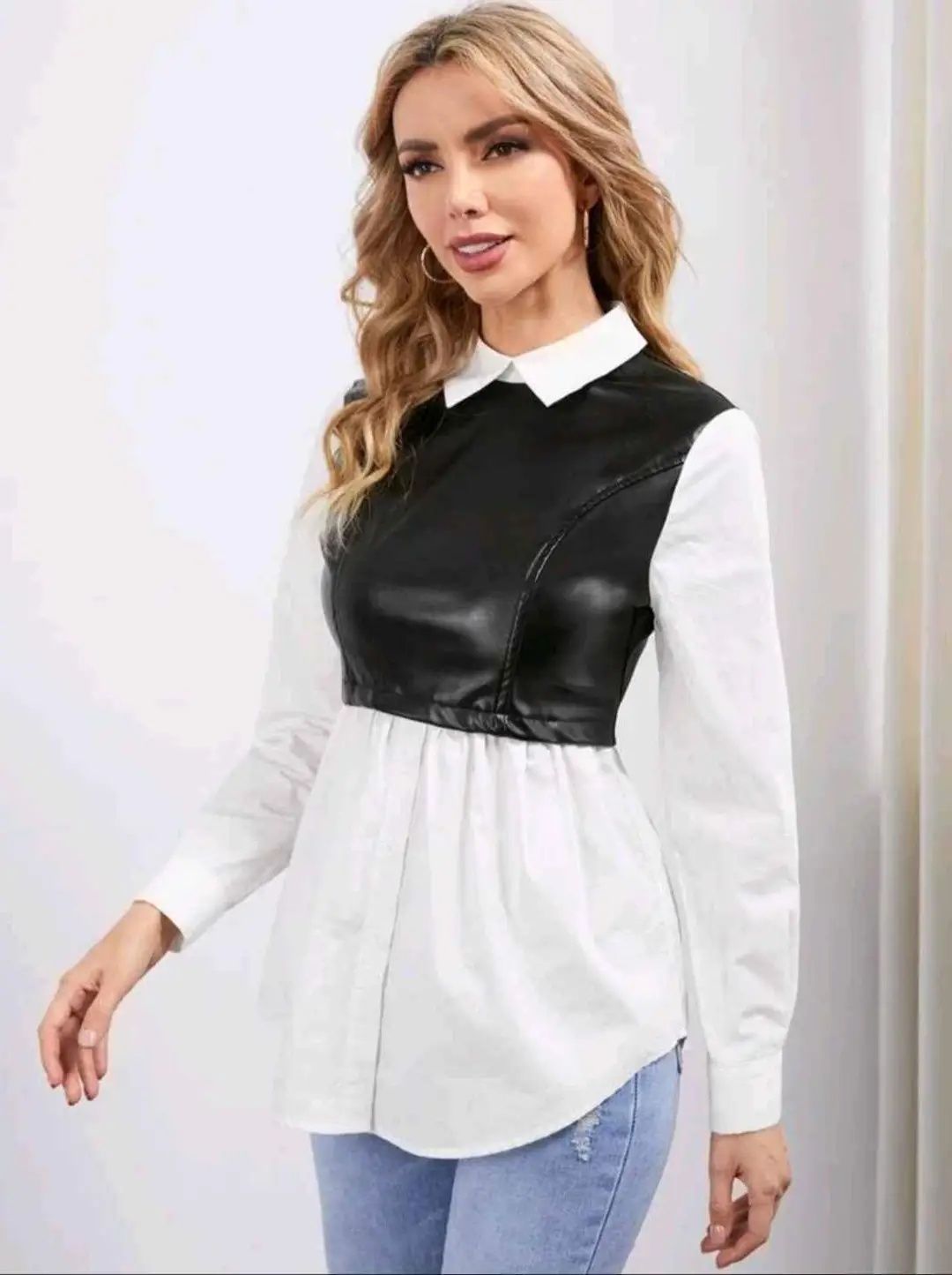 Camisa/blusa nova napa/polipele - tamanho XL (44)