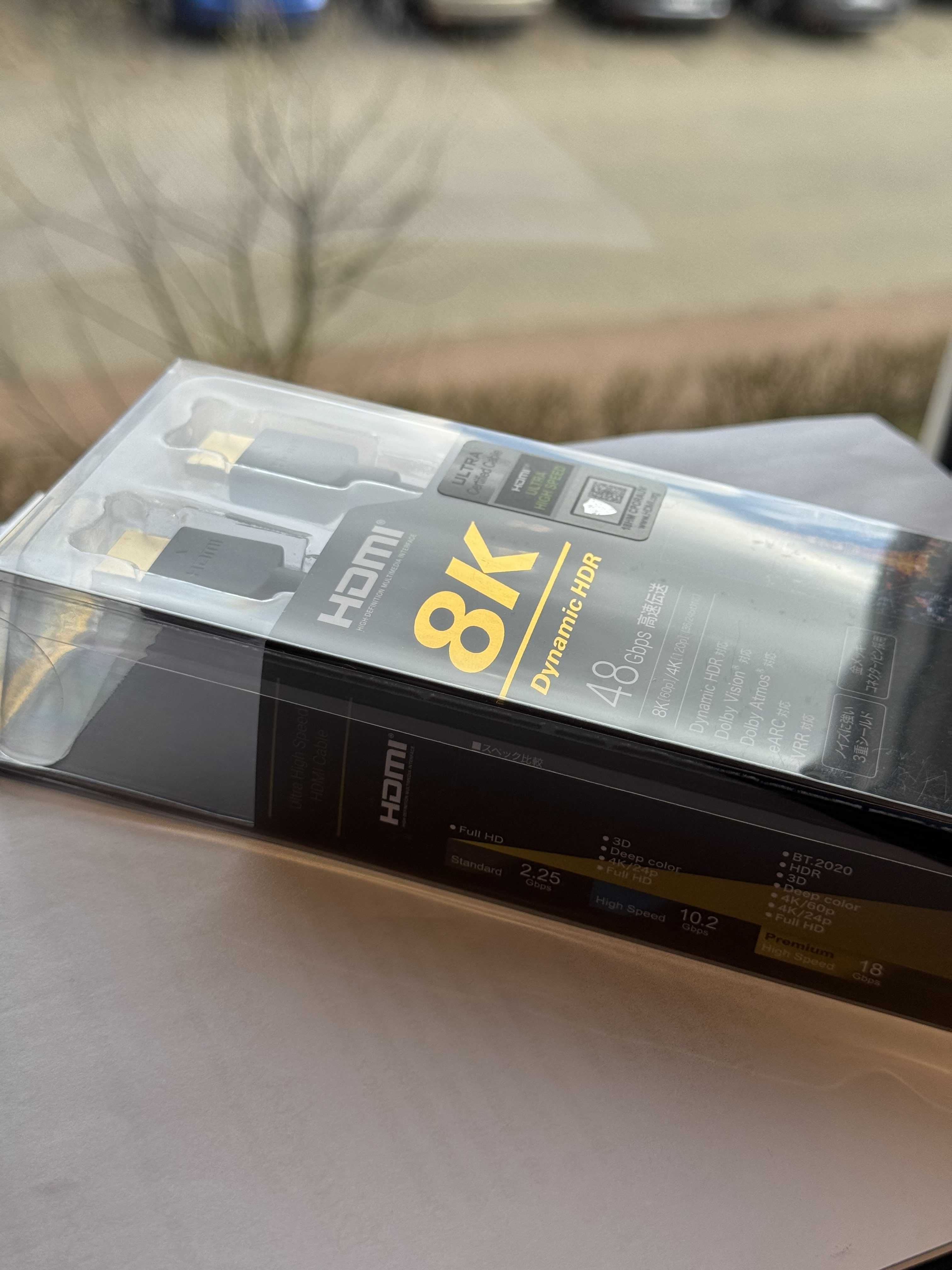 Kabel HDMI 2m 48Gbps HDMI Ultra Speed Dynamic HDR "BUFFALO" Japoński