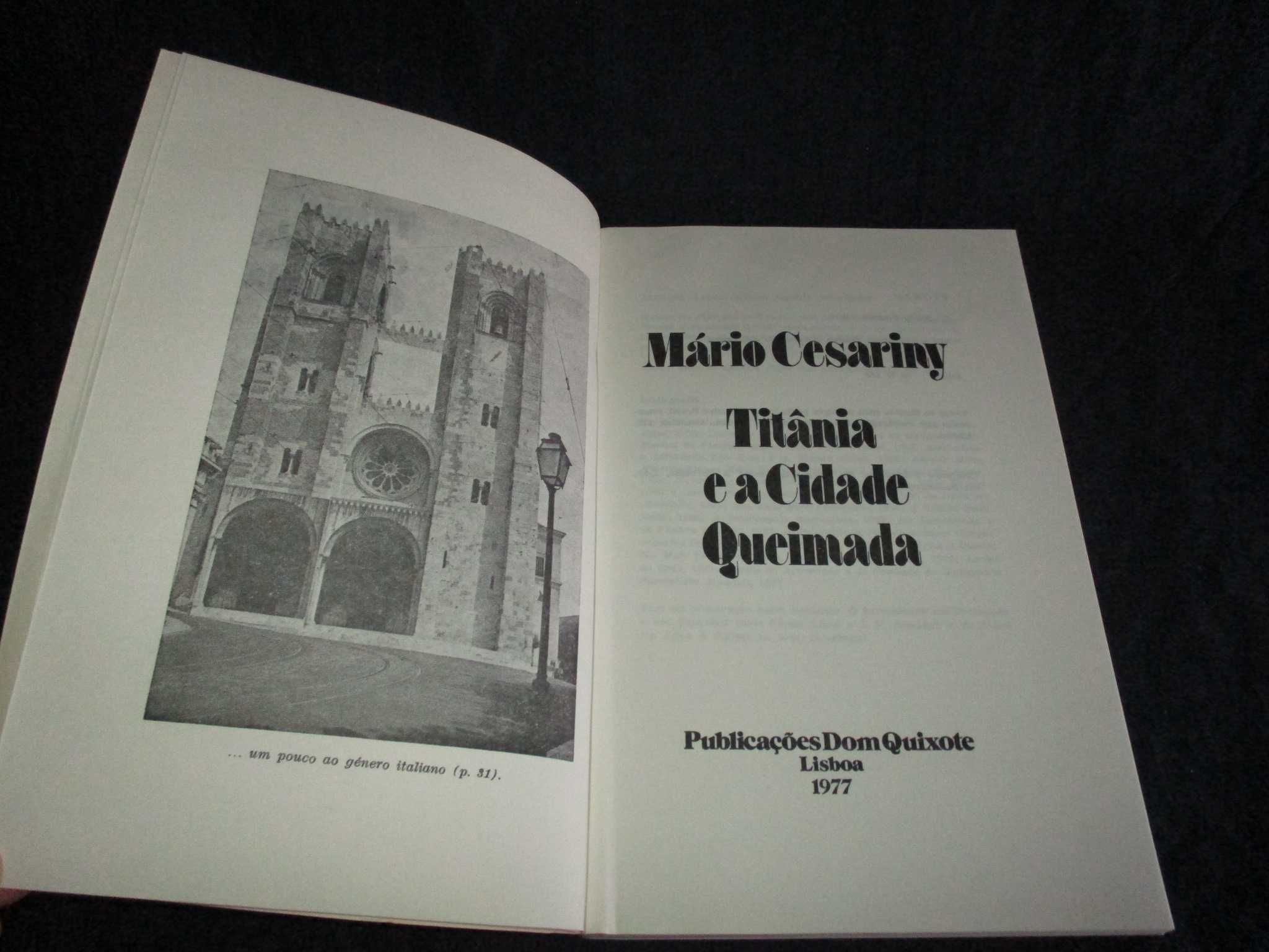 Livro Titânia e a Cidade Queimada Mário Cesariny