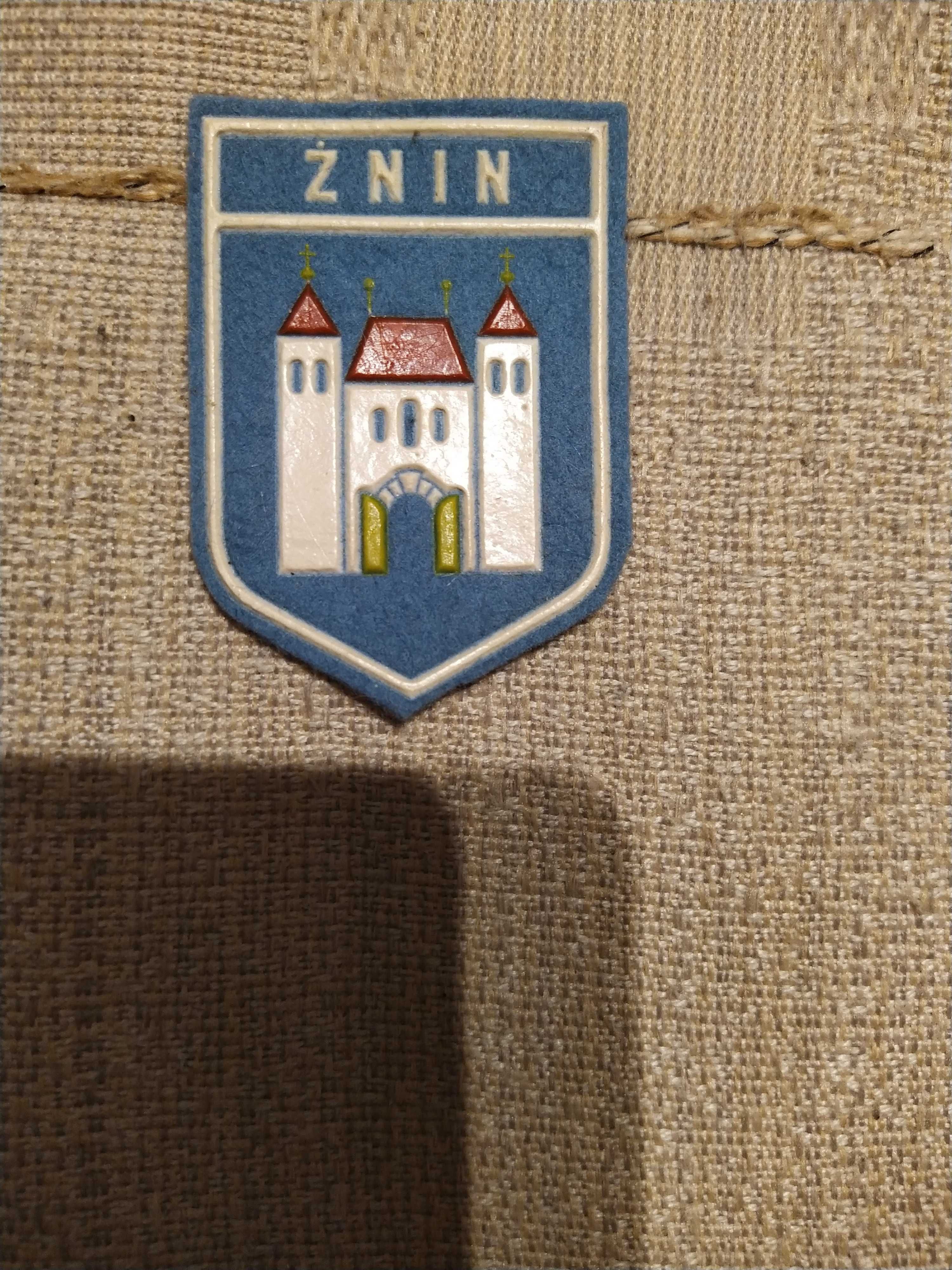 Plakietka filcowa z herbem miasta Żnin