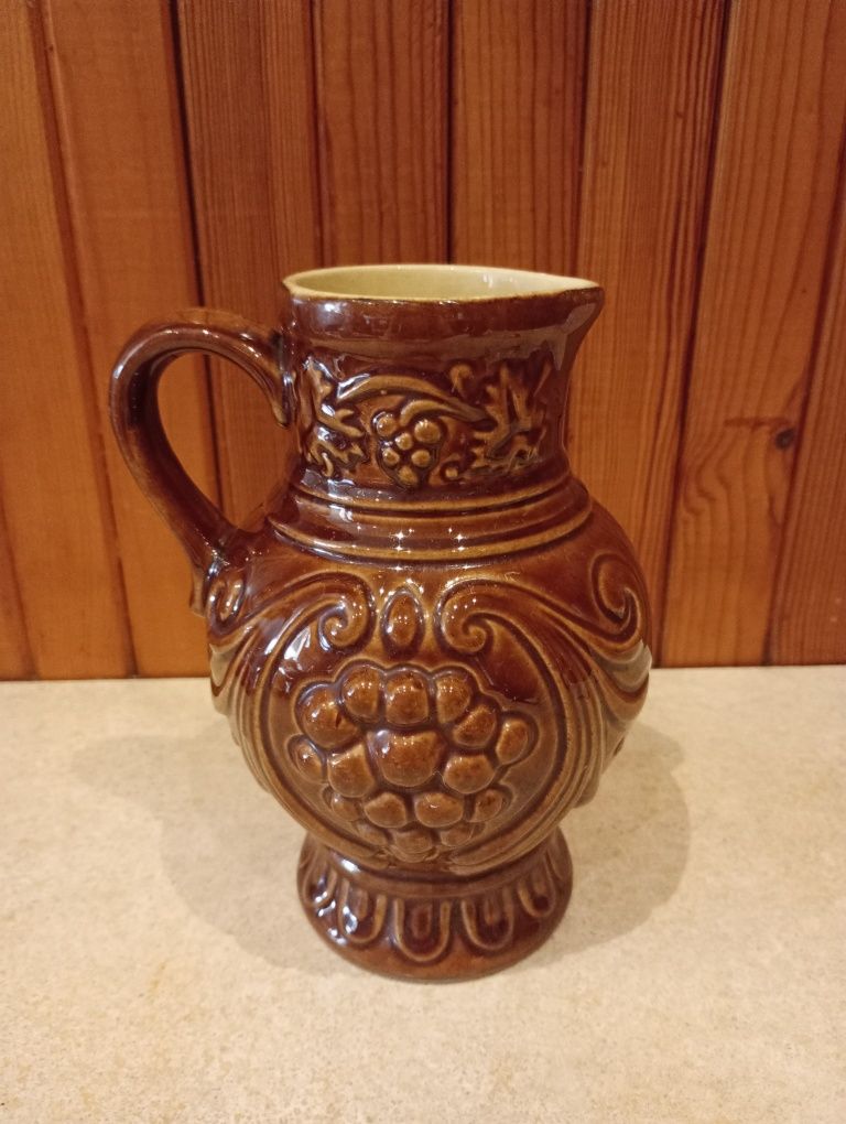 Dzbanek ceramiczny szkliwiony