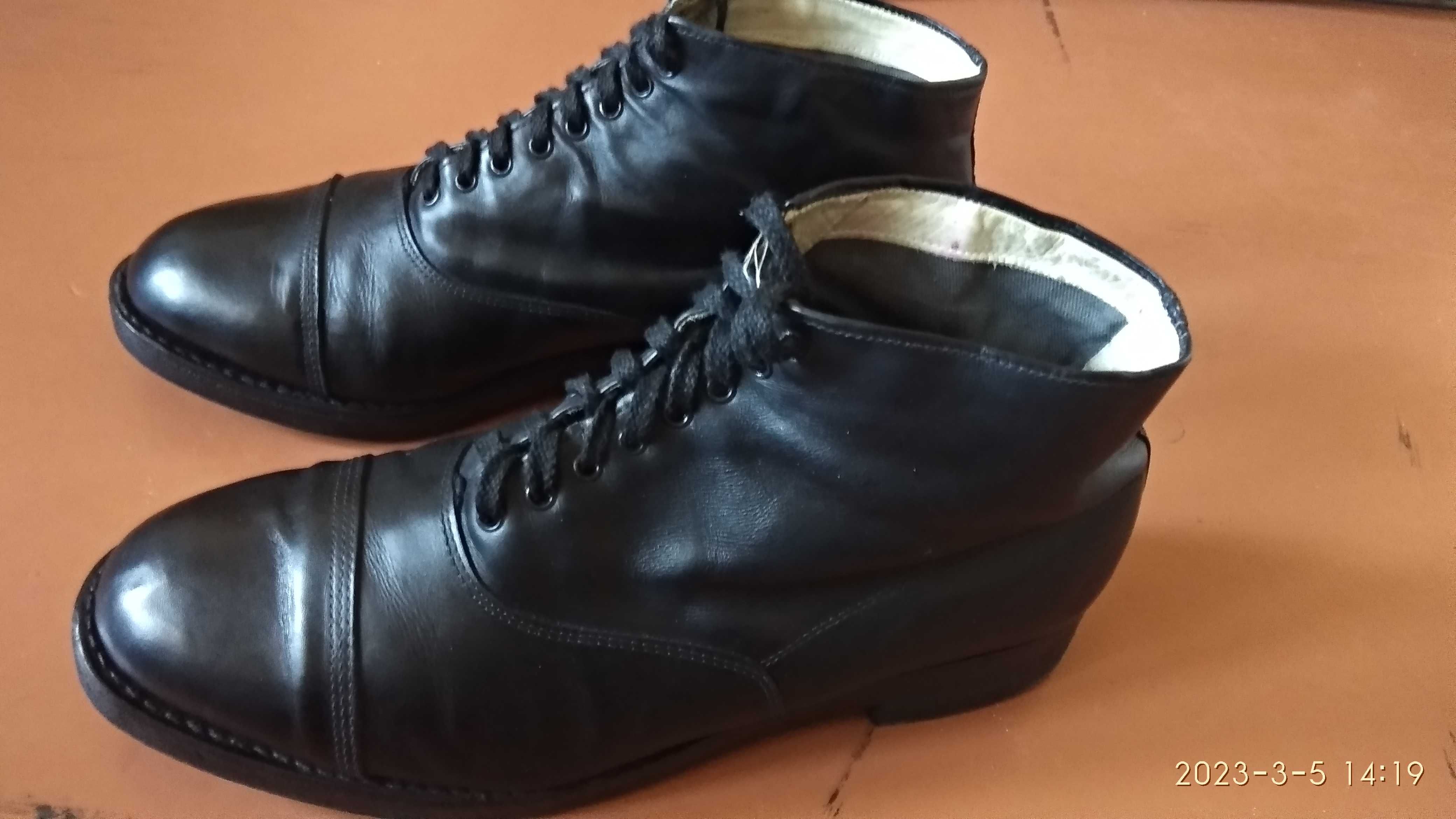 Ботинки Cap toe кожаная классика рантовые.