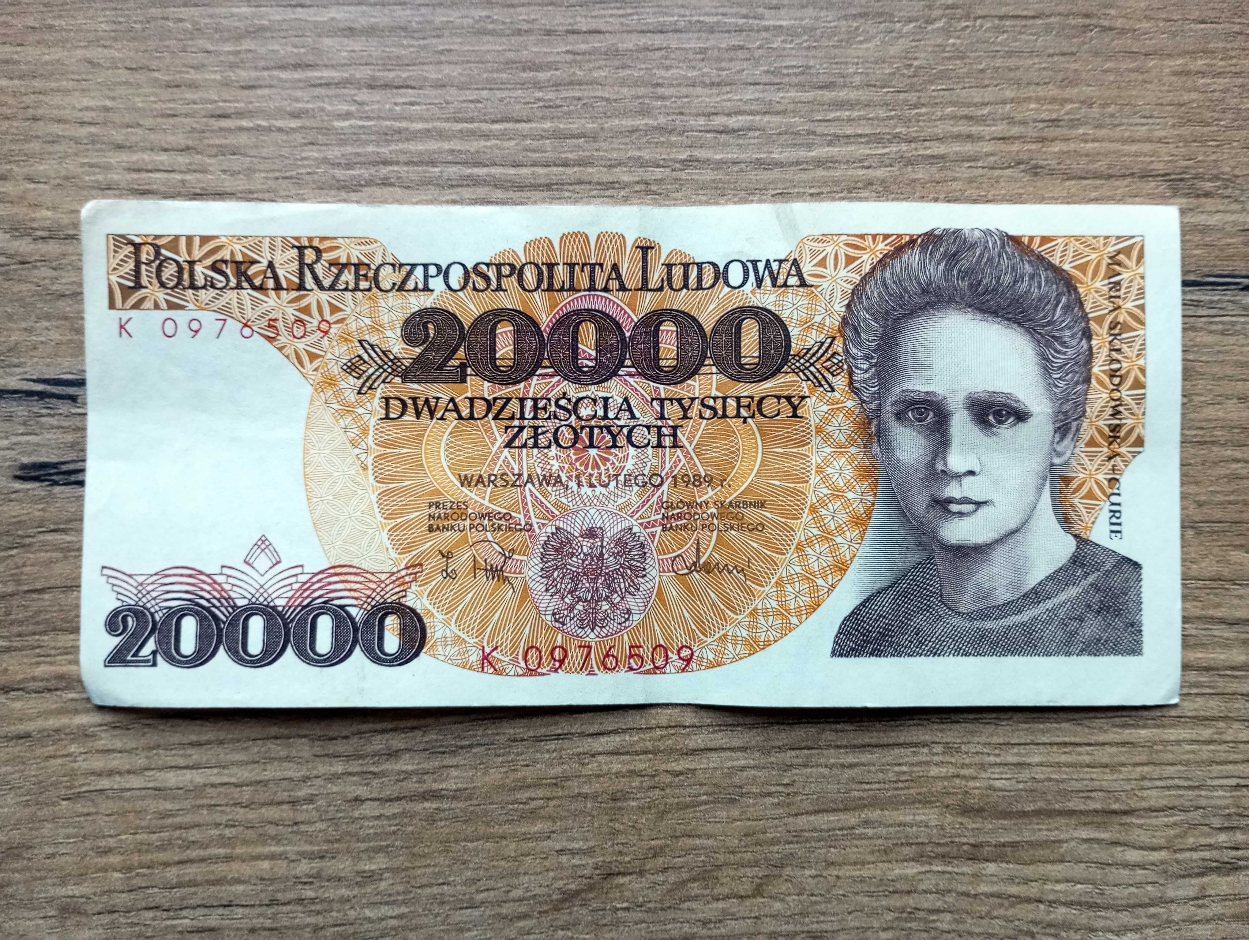 20000 zł 1989   - K -