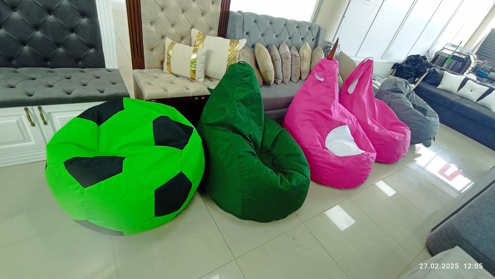 Крісло мішок Єдиноріг,Дракончик,Єнот,М'яч