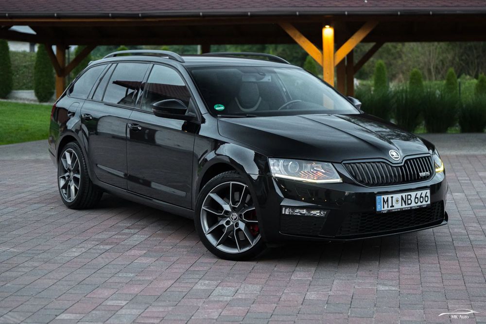 Skoda Octavia Skoda Octavia 3 VRS 184Konie Alu18+Alu17 Skóry BiXenony Ledy Piękna DE