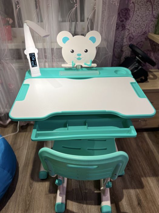 Парта та стілець трансформери Evo - kids XL( з лампою)