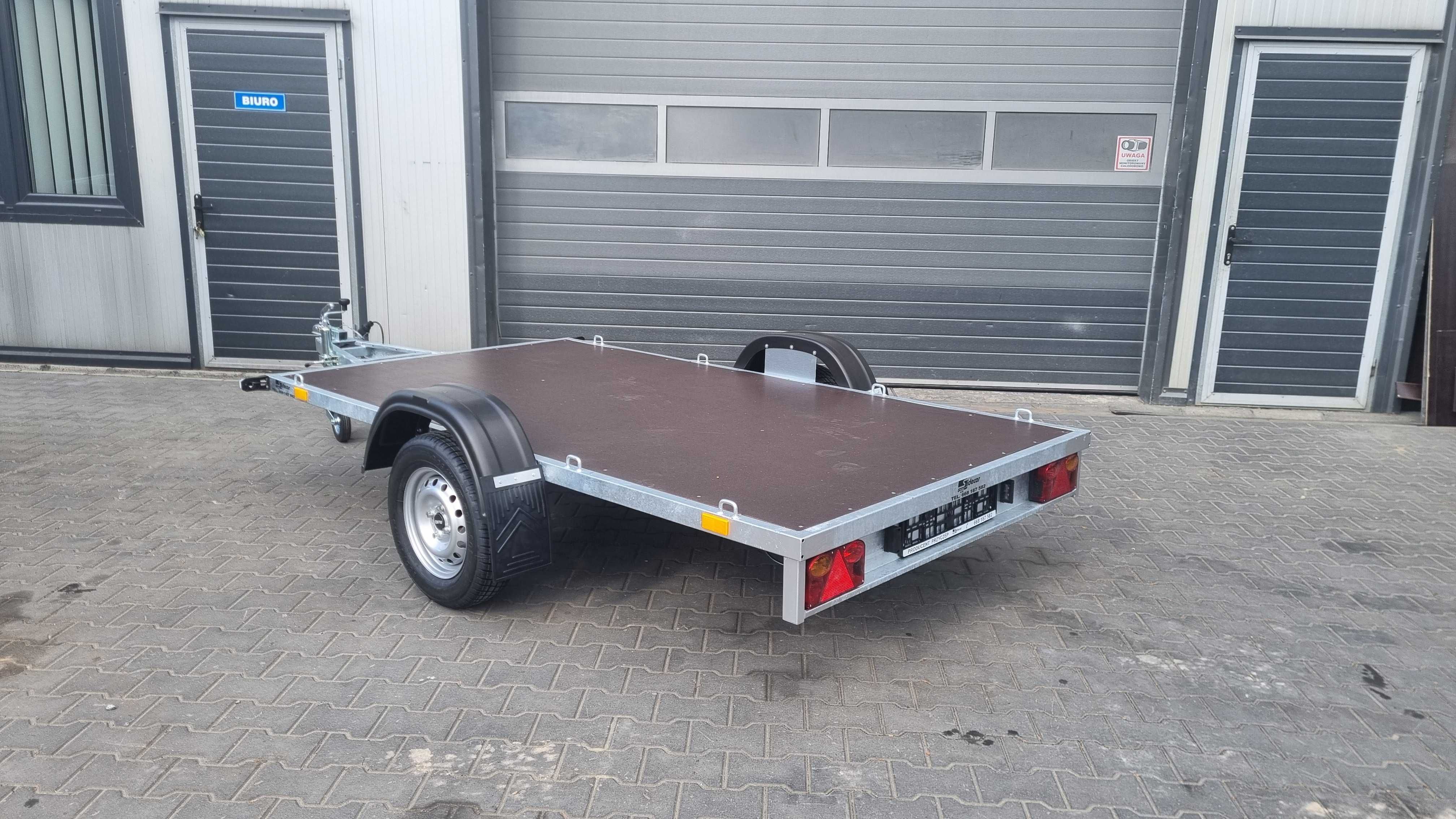 Przyczepka platforma Quad Motor 280x156 750 kg Producent - TRANSPORT
