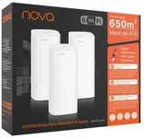 Tenda Nova MX12 3-PACK /MESH WI-FI6 / AX3000 /3000Mbs /s a/b/g/n/ac/ax