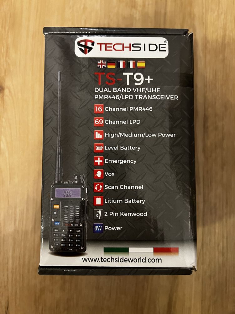 Radiotelefon Techside TS- T9+ midland słuchawka mikrofon