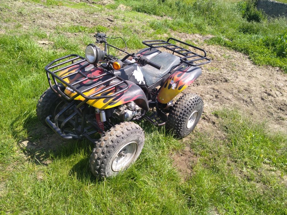 Części quad 250 Qingqi bagażnik, plastiki