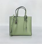 Зелена шкіряна сумка Mini Grind Mint