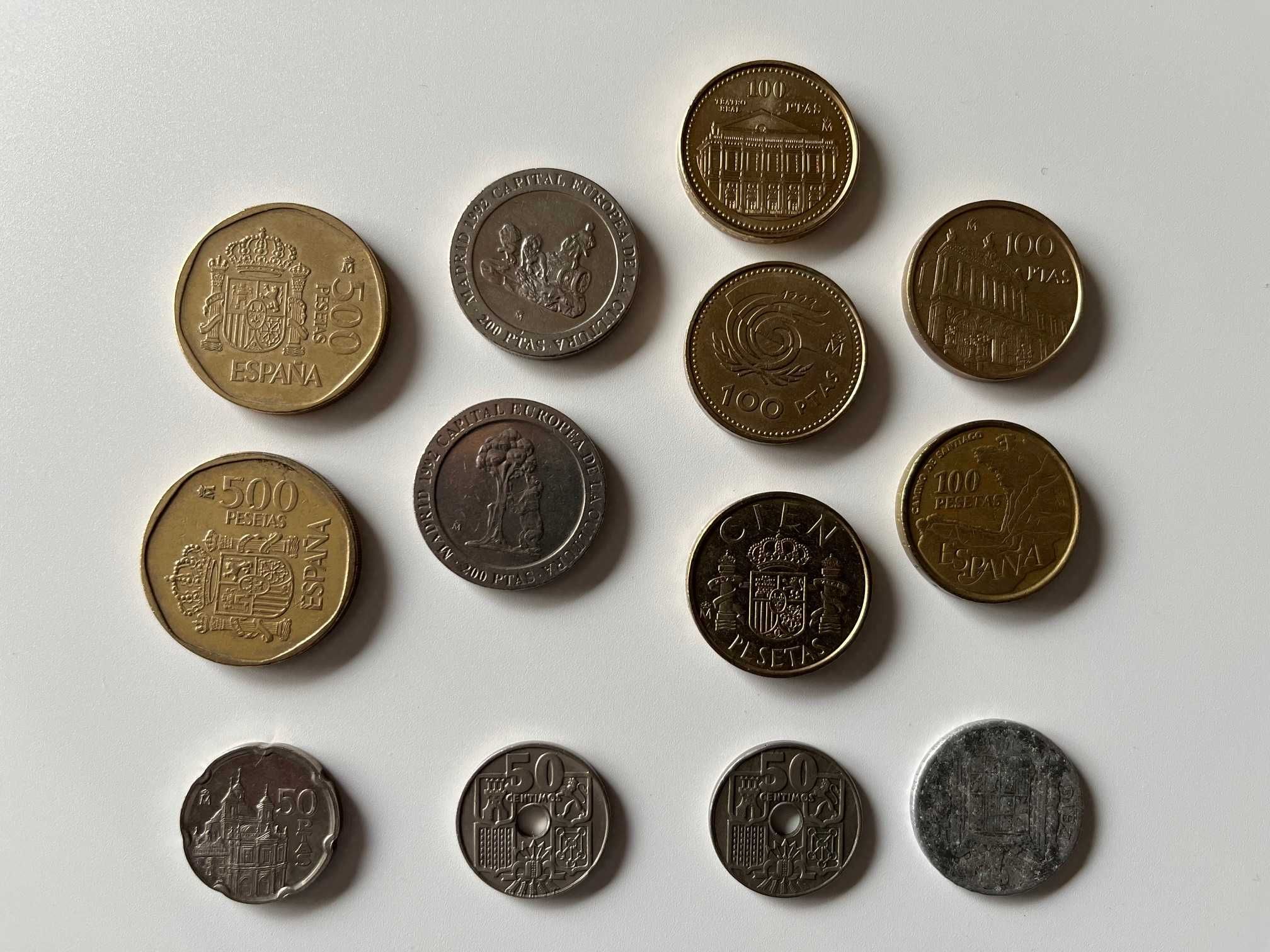Moedas (Portugal, Espanha, Inglaterra)