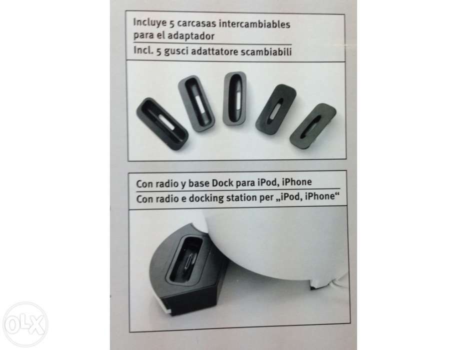 Rádio Despertador para IPod e IPhone