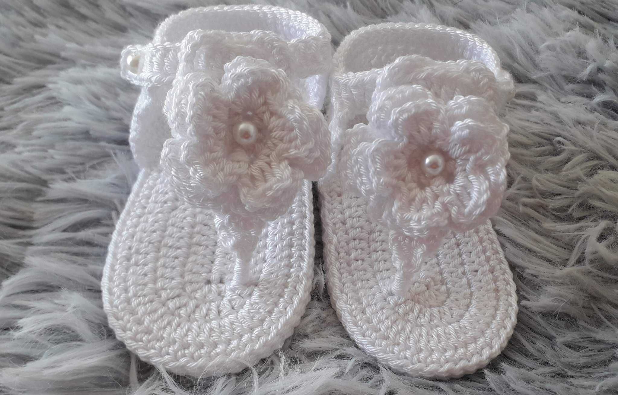 Sandalinhas com flor para bebé, sola dupla. 5 cores