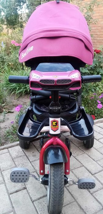 Дитячий велосипед з ручкою