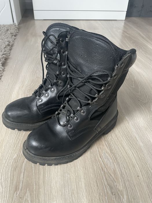 PROTEKTOR Czarne Wojskowe Trekkingowe buty harcerskie 39 / 25