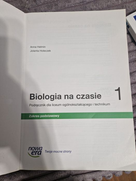 Biologia na czasie 1 podręcznik