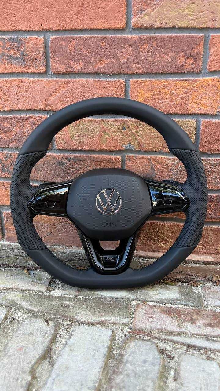 Руль VW R-Line в зборі з подушкою / Кермо Фольксваген Р лайн