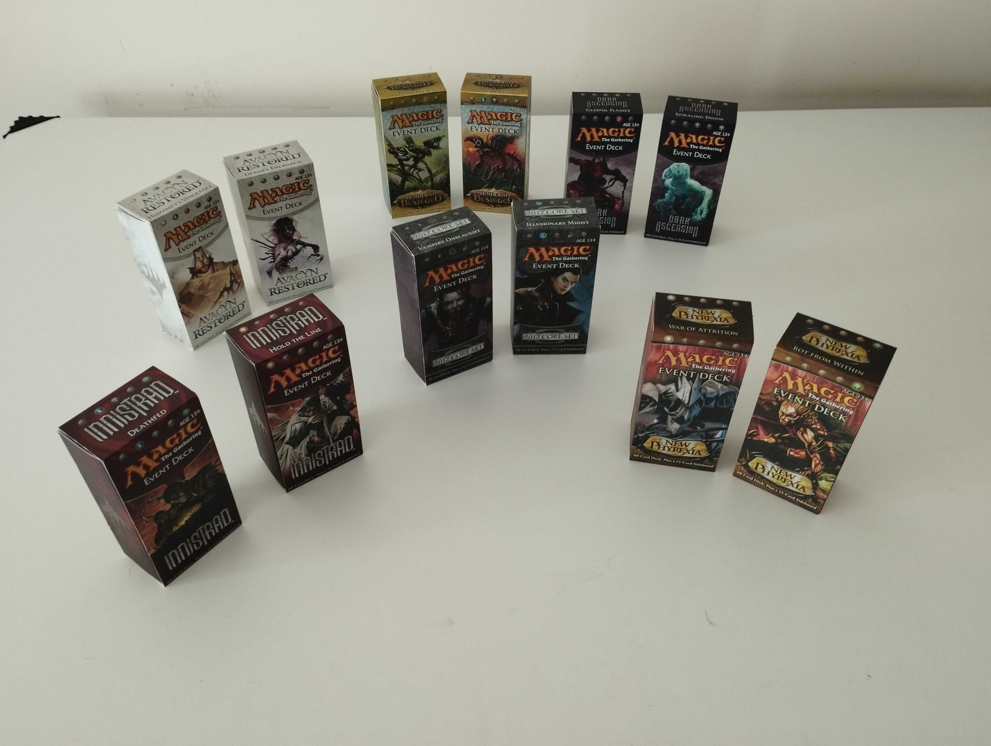 Magic the Gathering - cartas/coleções/event decks