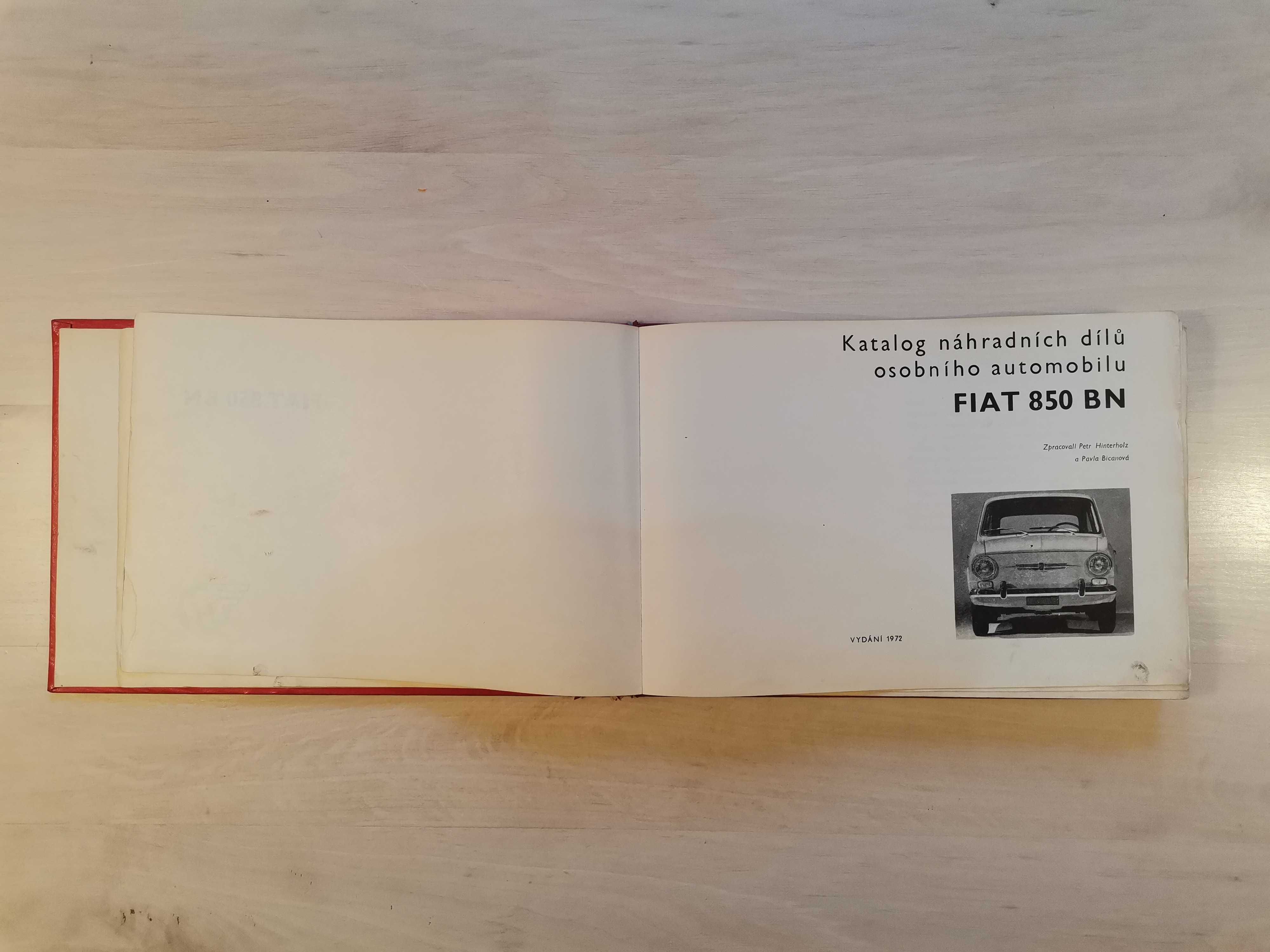 Katalog części zamiennych Fiat 850 BN + GRATIS
