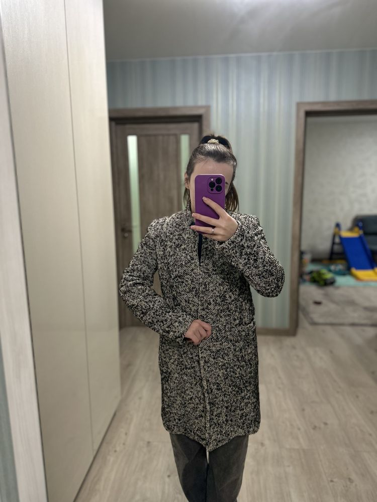 Твидовое пальто Zara