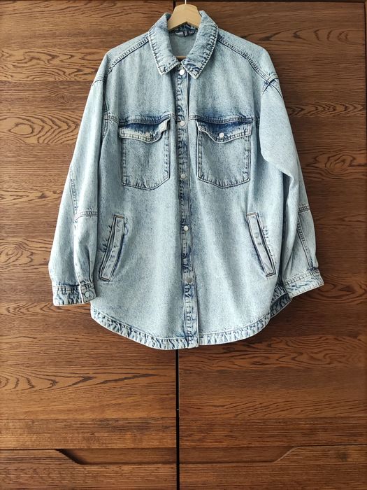 Kurtka  dżinsowa oversize bawełna HM