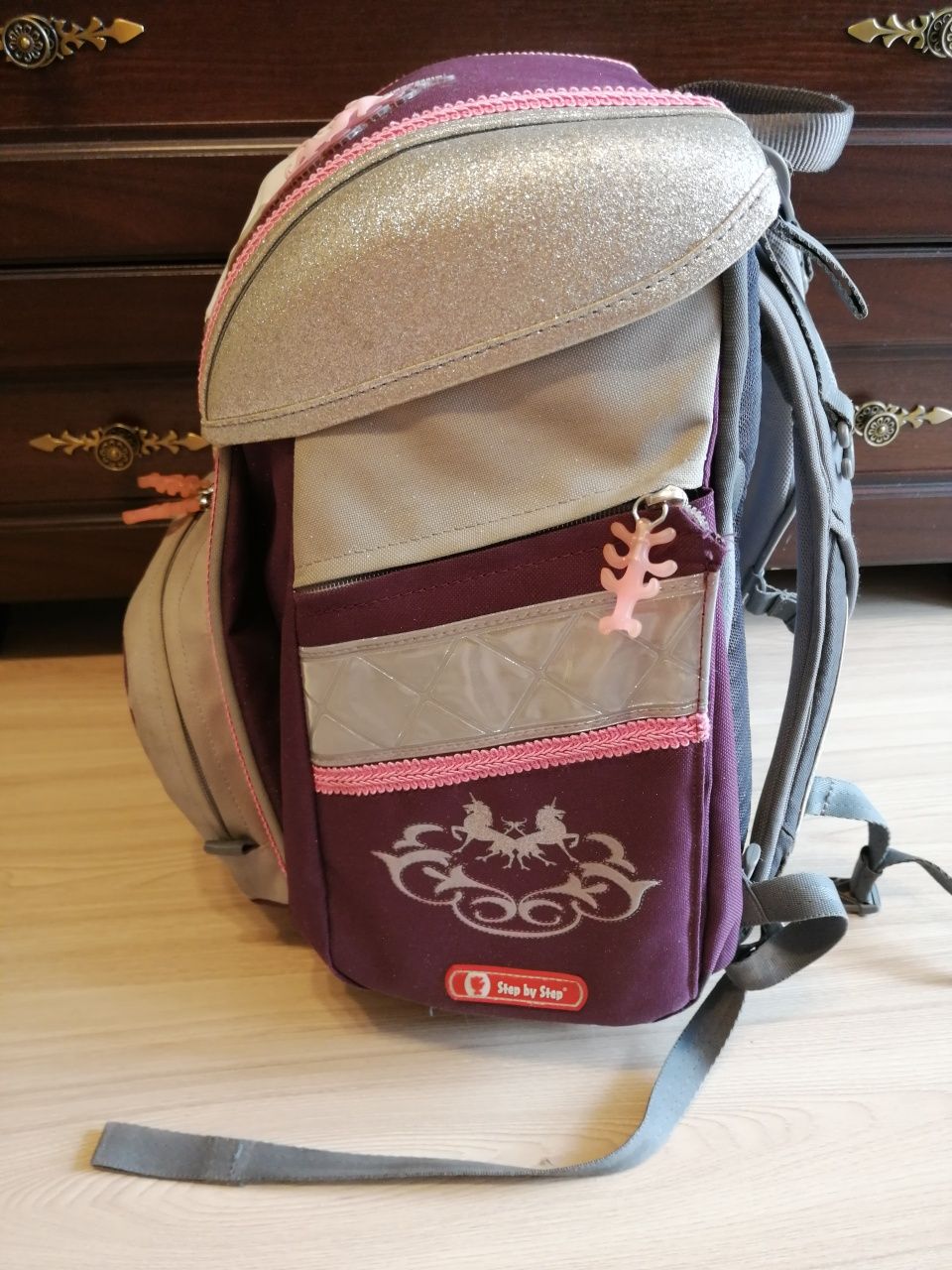 Tornister Step by step HAMA Unicorn Jednorożec + worek na buty