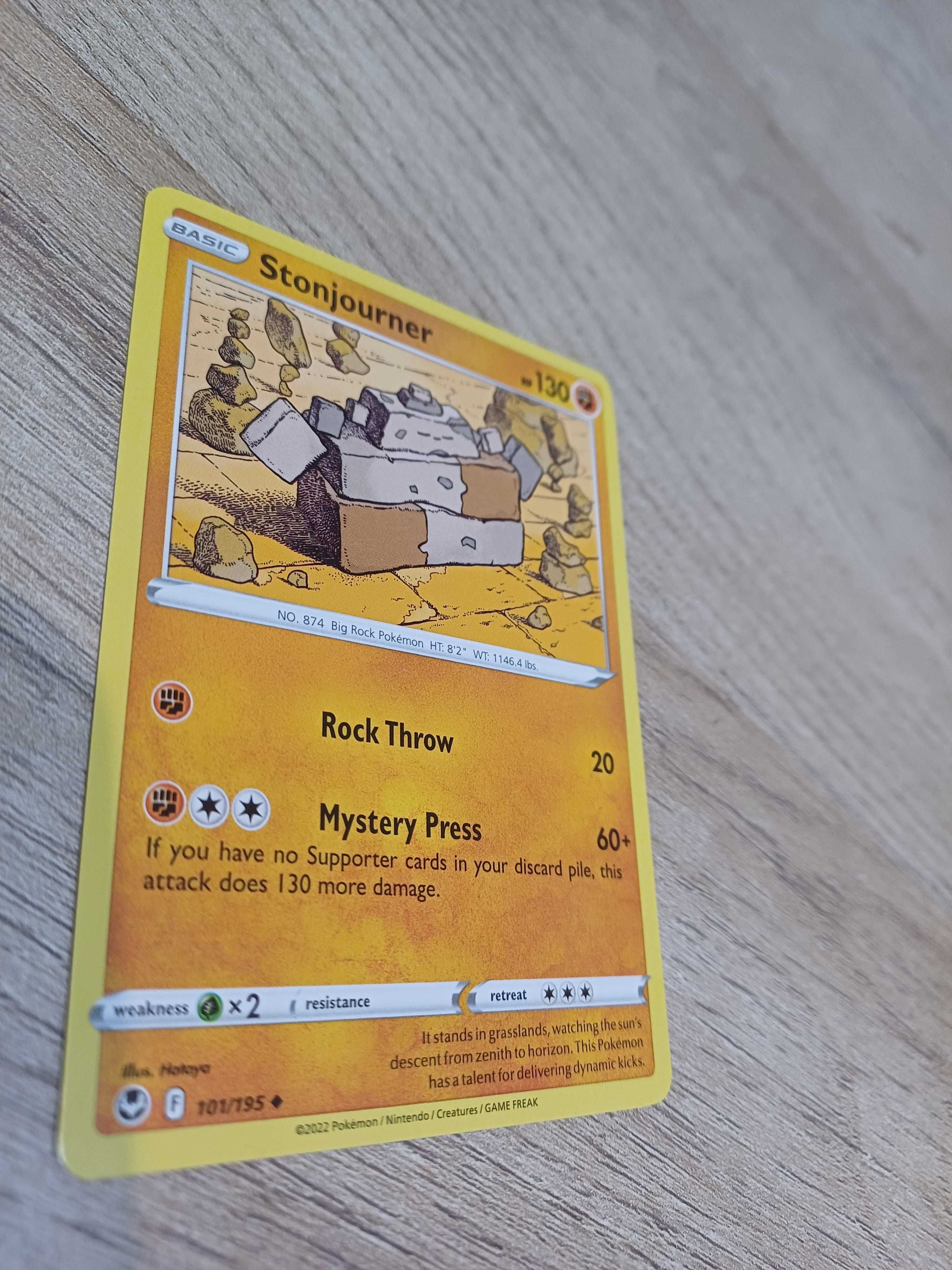 Carta Pokémon Stonjourner #101