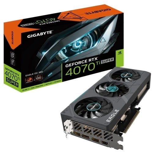 Игровая видеокарта GIGABYTE GeForce RTX 4070 Ti Super Eagle