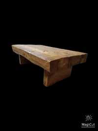 Stolik drewniany stare drewno Rustykalny loft 85x50