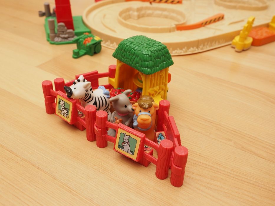 Kolejka Little People Fisher Price + gratis ZOO - super jakość