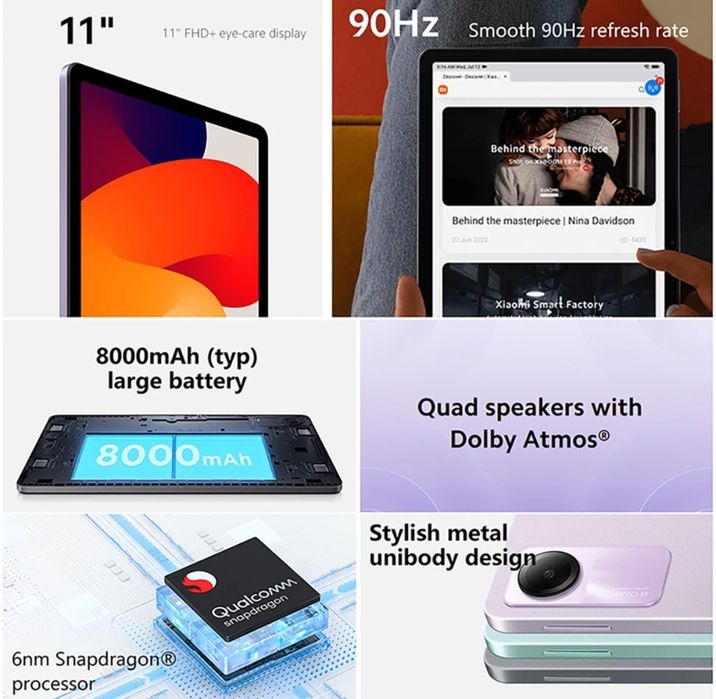 Xiaomi Tablet Redmi Pad SE 8GB/256GB