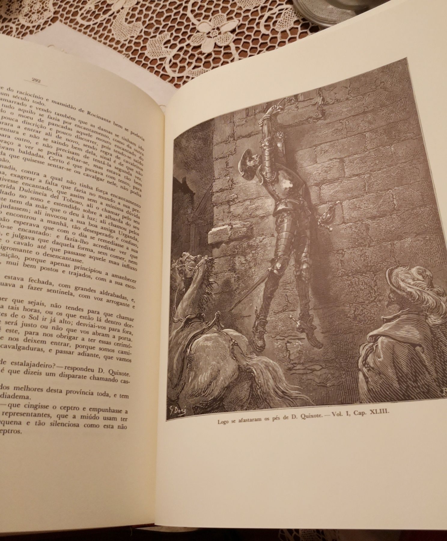 Dom Quixote de la Mancha, ilustr. Gustave Doré, ed. Lello - NOVOS