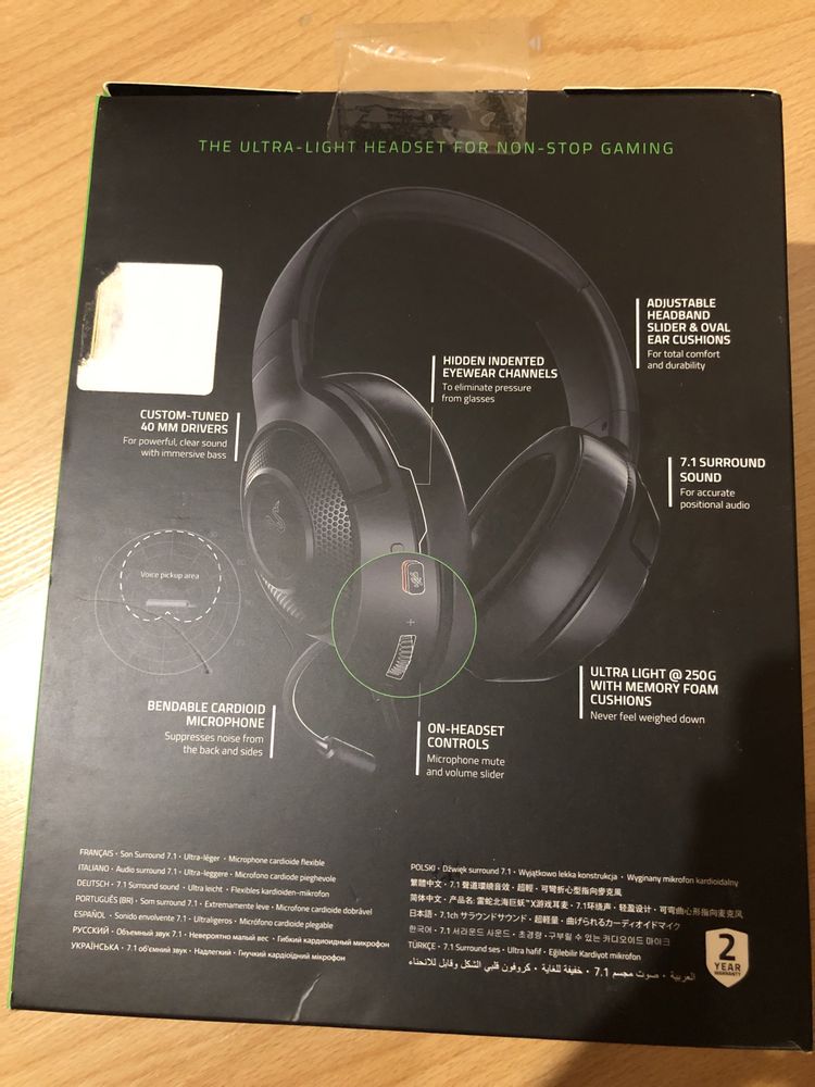 Razer Kraken X Gaming