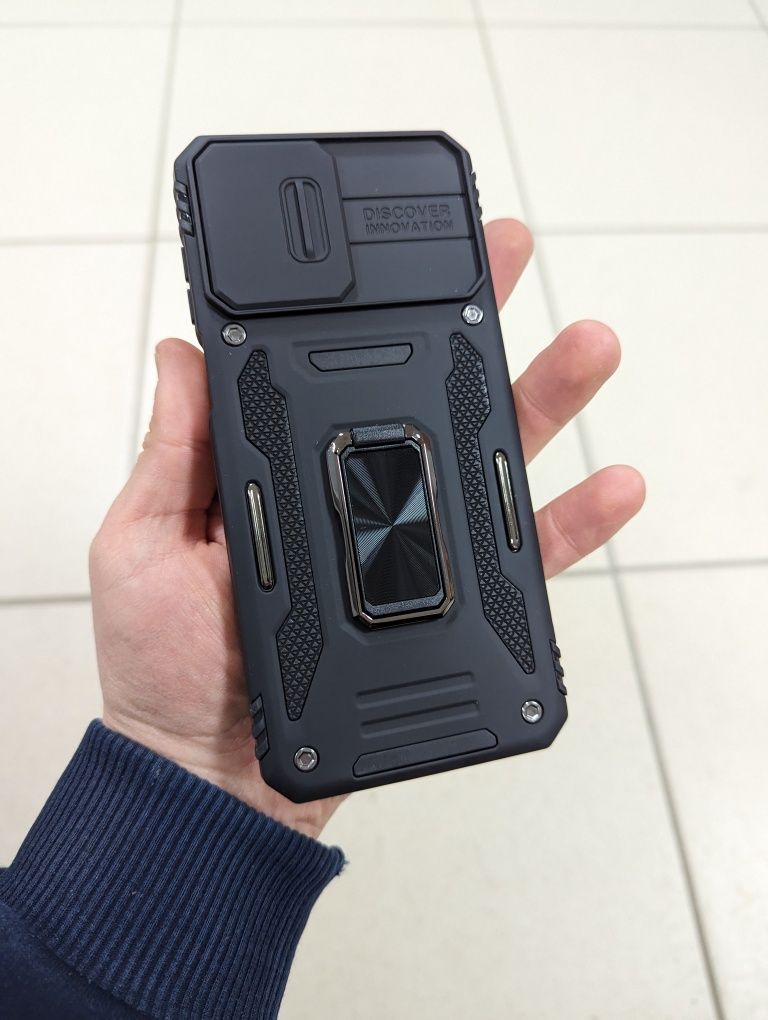 Противоударный чехол Motorola G14 с кольцом бампер чохол