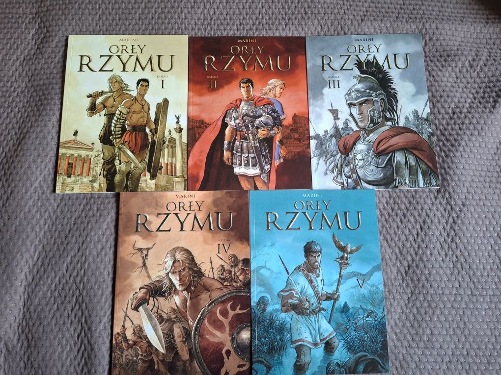 Komiks Orły Rzymu - Marini tom I- V.