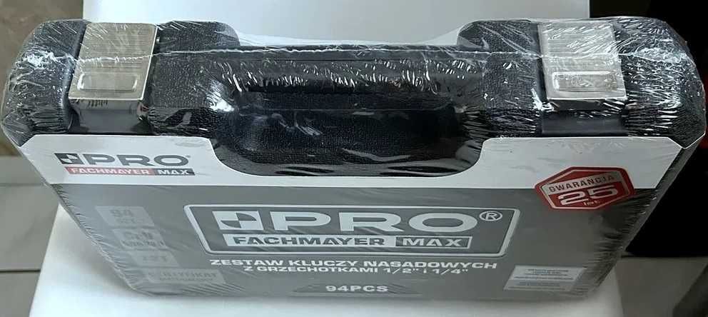 Zestaw kluczy nasadowych z grzechotkami 94 SZT PRO - walizka