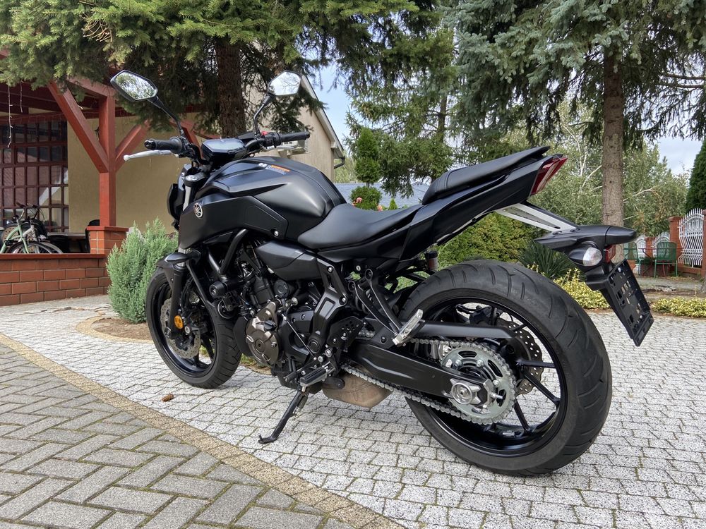 Yamaha MT07 ABS 1wł 19tys km Bezwypadkowy Oryginał Transport Raty