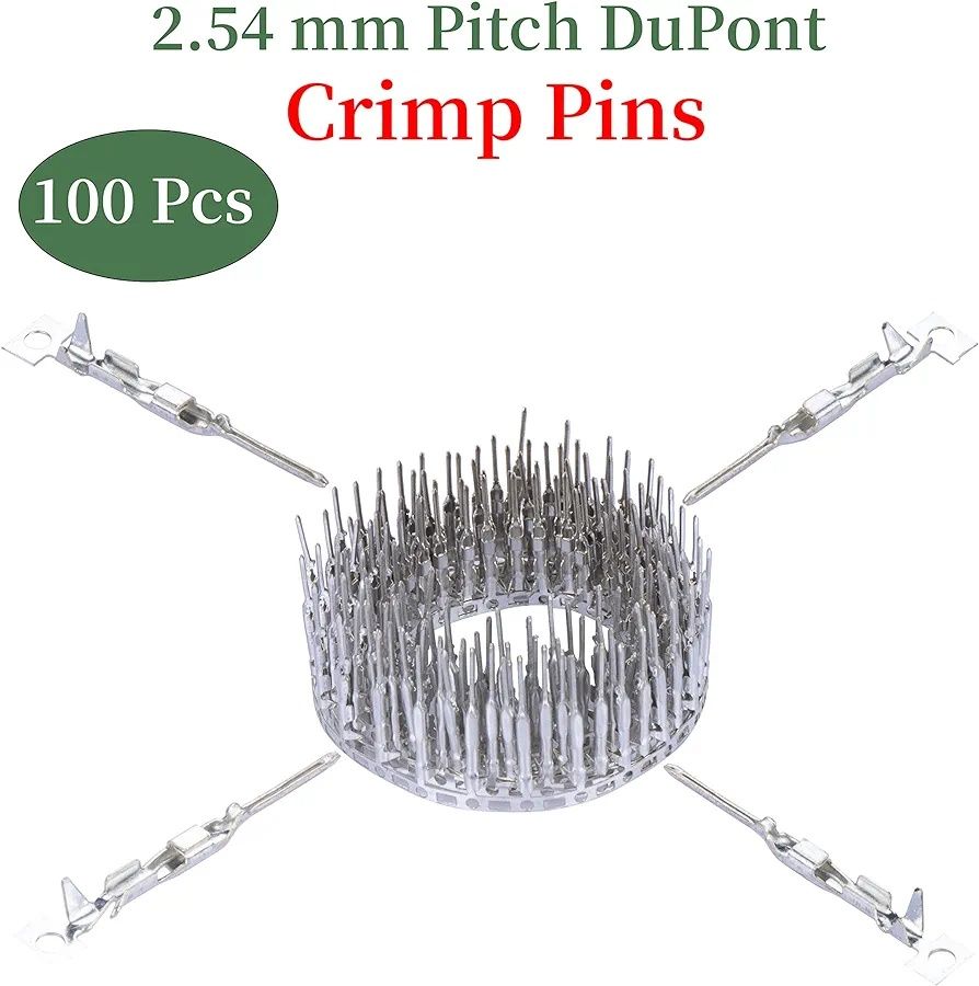 50 zestawów Dupont 2-pinowy konektor męski 2.54