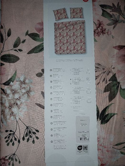 Pościel różowa w kwiaty home&you