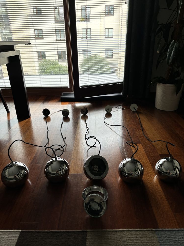 Light Eye Lampa Wisząca Chrome Spotline