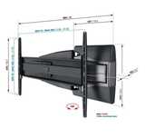 Wychylny Uchwyt TV Profesjonalny Vogels EFW 8345 Motion+ Obrotowy 45kg