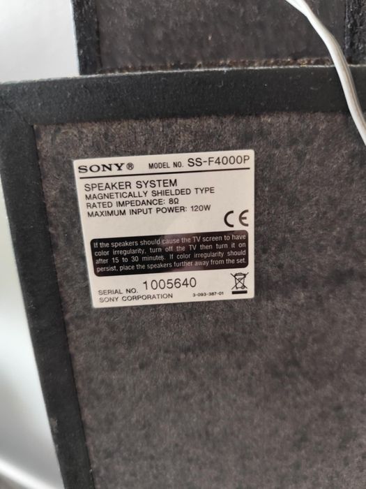 Zestaw kina  domowego SONY 5.0 amplituner STR-DG510