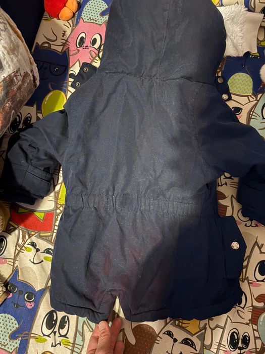 Зимова куртка дитяча 74-80 теплий чоловічок